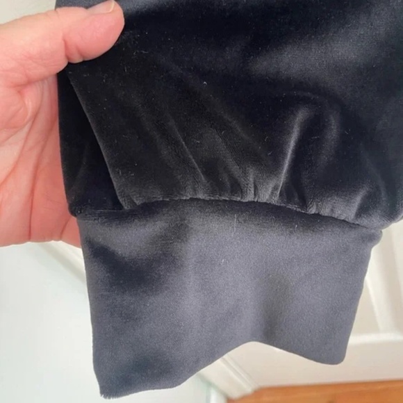 Like new Victoria Secret black velour joggers with rhinestones - Picture 10 of 10